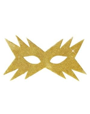Stern Augenmaske gold für Damen