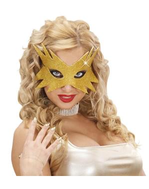 Mask Stjärna guld dam