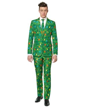 Fato Christmas Green Tree Opposuit
