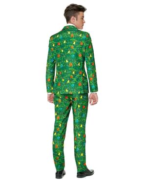 Fato Christmas Green Tree Opposuit