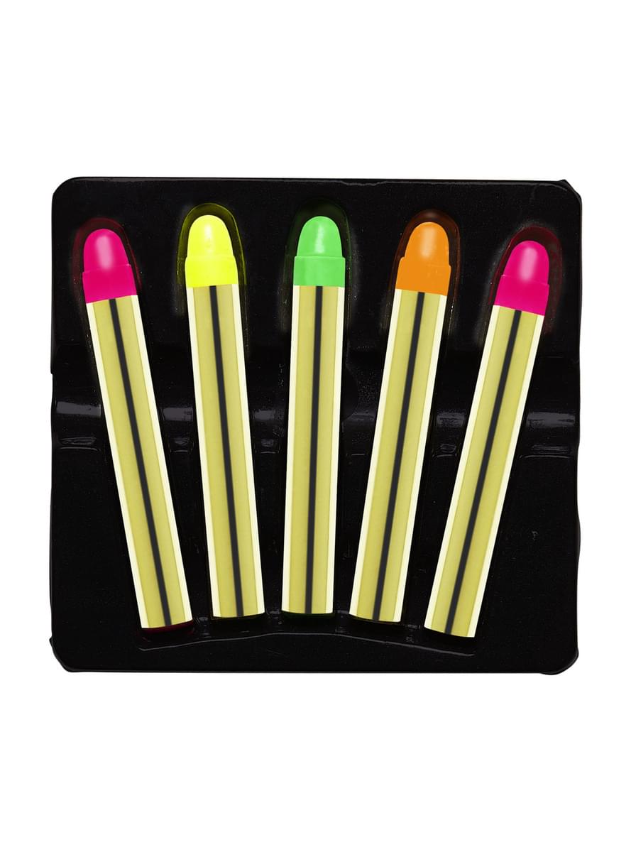 Set of Fluorescent Make-up Pencils