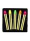 Crayons de maquillage fluorescent