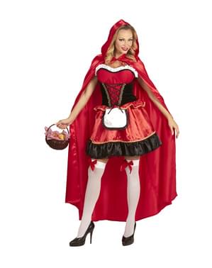 Fato de capuchinho do bosque para mulher