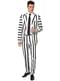Traje Striped Black and White Suitmeister