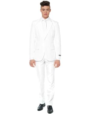 Abito Solid White Suitmeister Opposuit