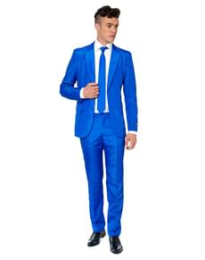Originální oblek OppoSuit Suitmeister čistě modrý