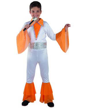 Maskeraddräkt sångerare Mamma mia för pojke