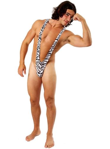 mankini zebre homme