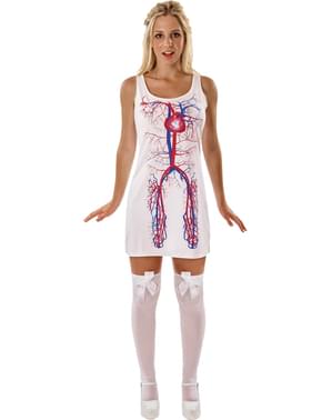 Costum sistemul circulator pentru femeie
