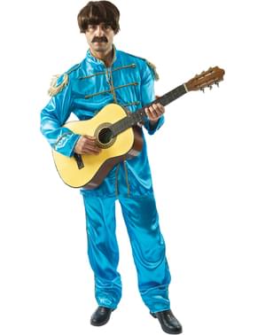 Disfraz de músico de Liverpool azul para hombre