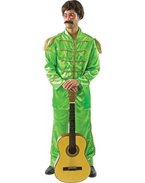 Maskeraddräkt Musiker ifrån Liverpool grön för honom