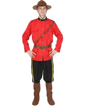 Man's Canadian Mounted Police Costume