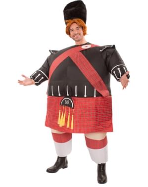Costum de scoțian obez gonflabil pentru bărbat