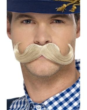 Moustache blonde allemand homme