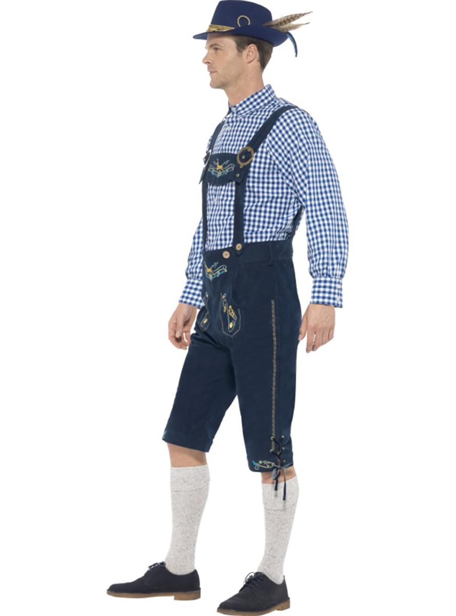 Traditionelles Tiroler Lederhose Kostüm für Herren