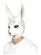 Masque lapin blanc adulte