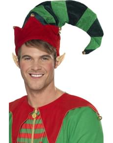 Gorro de elfo ajudante para adulto
