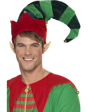 Czapka elf pomocnik z uszami dla dorosłych