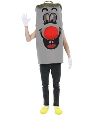 Pánský kostým veselý odpadkový koš