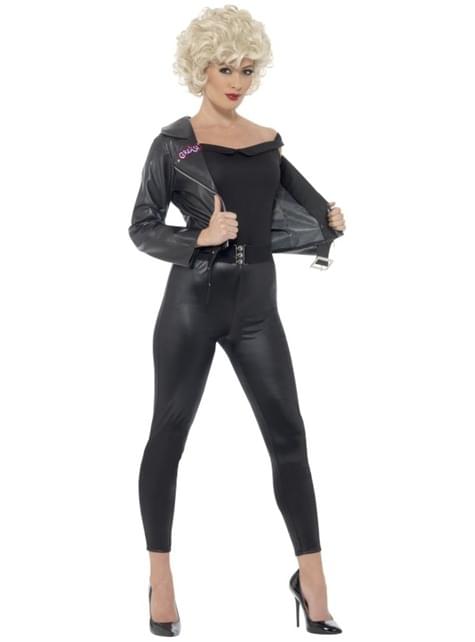 Wonderbaarlijk Woman's Leather Sandy Grease Costume. Express delivery | Funidelia FH-49