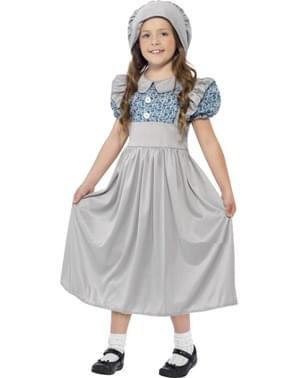 Dievčenský viktoriánsky kostým
