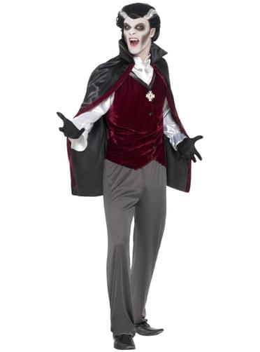 Man's Velvet Vampire Costume