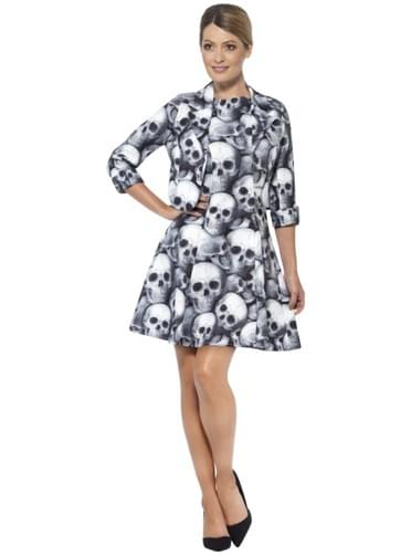 Woman's Skeleton Skull Suit