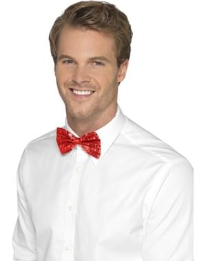 Red Sequinned Bowtie