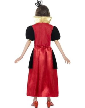 Déguisement princesse de cœurs fille