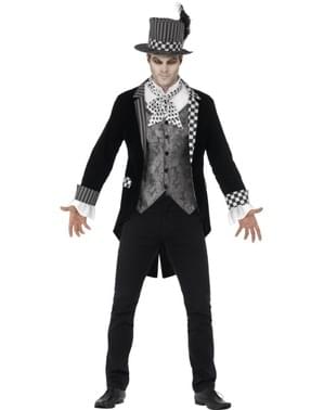 Disfraz de sombrerero oscuro para hombre