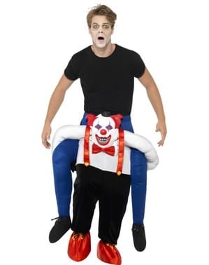 Suaugusiųjų važiavimas „Sinister Clown“ kostiumu