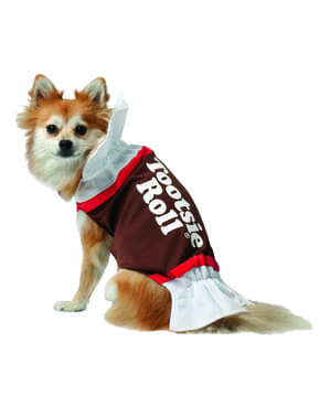 Fato de doce de chocolate para cão