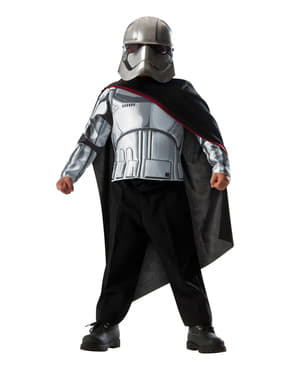 Otroški kapitan Phasma Star Wars kostum