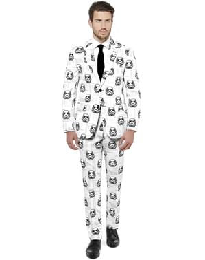 White Suit with Star Wars Stormtroopers - Opposuits