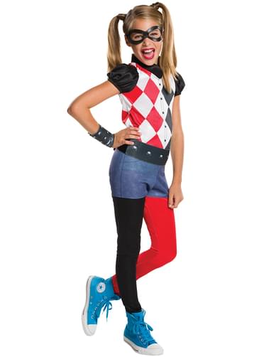 Harley Quinn kostume classic til piger