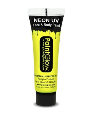 Selvlysende UV Lys Neon Ansikt- og kroppsmaling