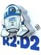 Decoratieve lamp 3D R2D2 cartoon
