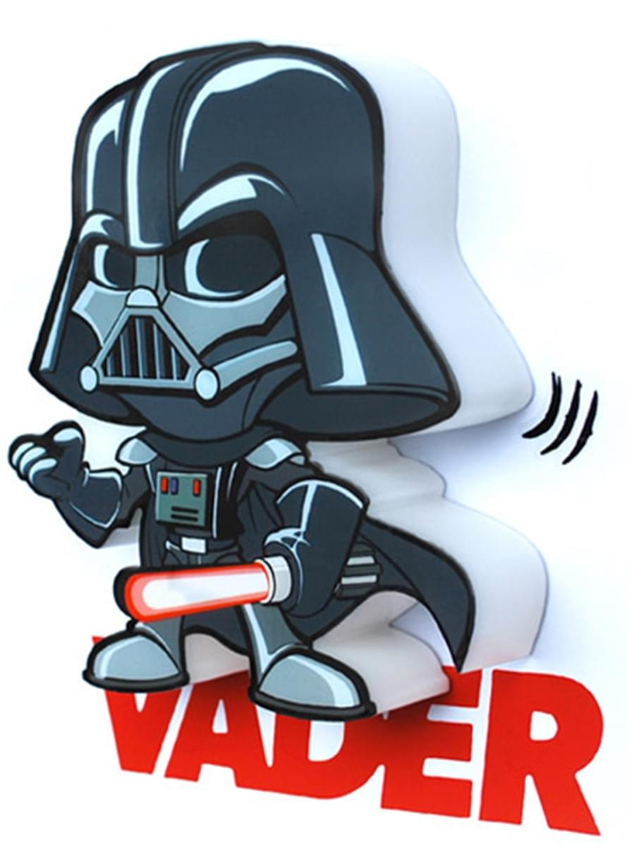 Lampe décorative 3D Dark Vador cartoon