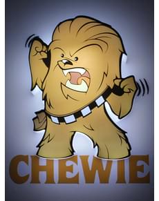 Animaatiotyylinen Chewbacca-3D-koristelamppu