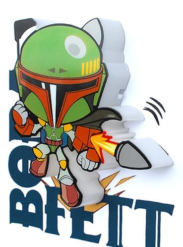 boba fett 3d light