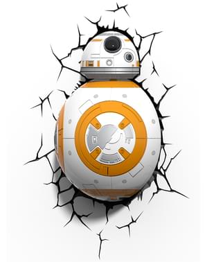 מנורת דרואיד דקו תלת מימדית BB-8