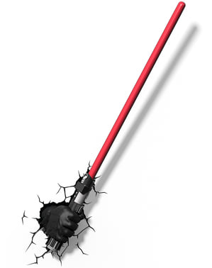 Star Wars Darth Vader sværd 3D lampe