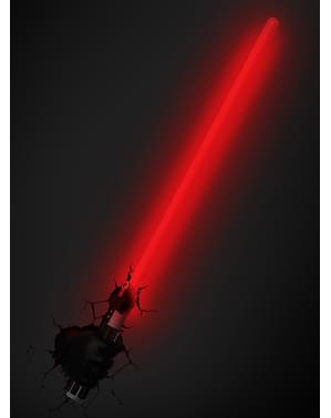 Lámpara decorativa 3D sable de Darth Vader