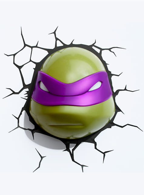 Dekorative Nachttischlampe 3D Donatello Ninja Turtles