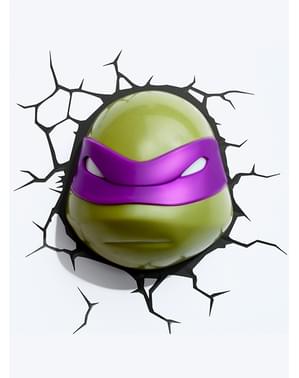 3D Dekorasjonslampe Donatello Ninja Turtles