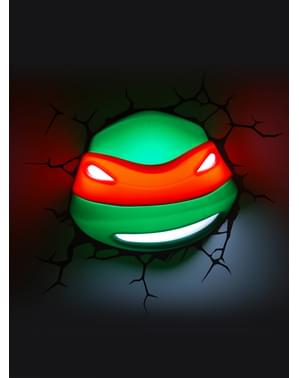 Lampe décorative 3D Raphael Les Tortues ninja