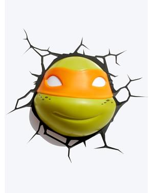 Dekorationslampa 3D Michelangelo Ninja Turtles