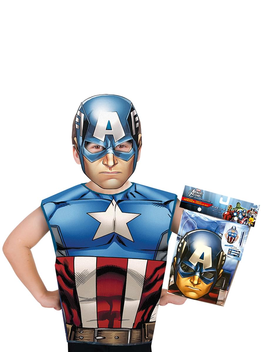 Captain America kostume economic til drenge