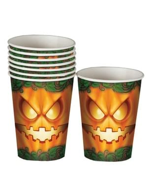Pumpkin glasses 10 cm