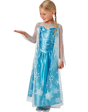 Costum Elsa Frozen regina gheții pentru fată